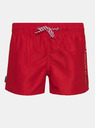 Sam 73 Rdeče dekliške kratke hlače s potiskom SAM 73