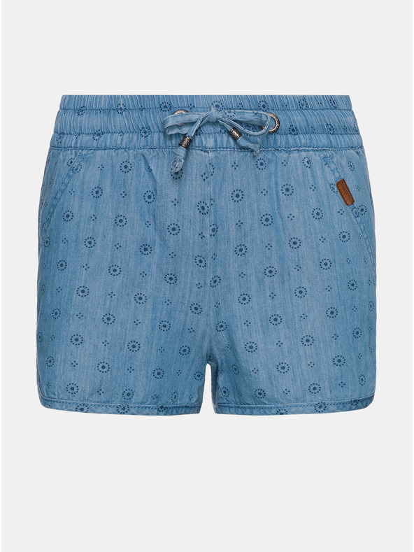 Sam 73 Modre dekliške kratke hlače iz džinsa z vzorcem SAM 73