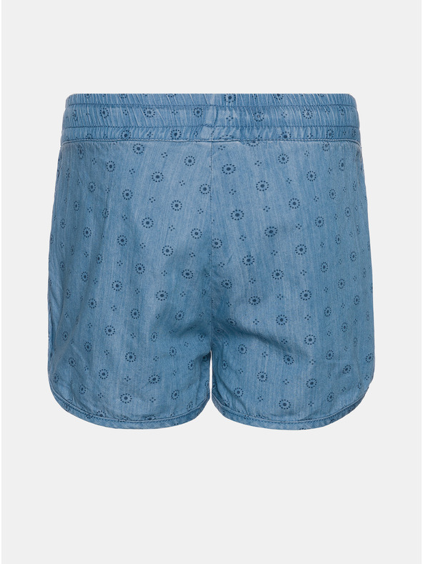 Sam 73 Modre dekliške kratke hlače iz džinsa z vzorcem SAM 73
