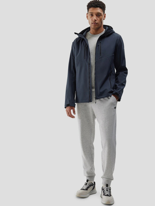 4F Moška vetrovna softshell jakna z membrano 8000 4F