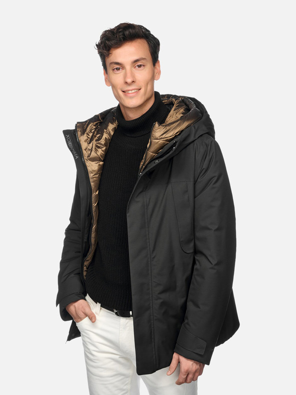 Geox Črna moška jakna Geox Terrestre Abx