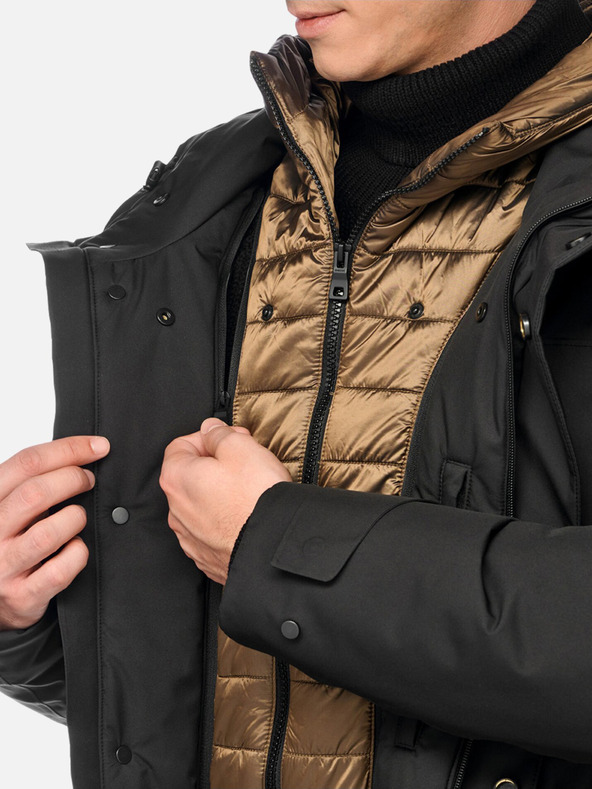 Geox Črna moška jakna Geox Terrestre Abx