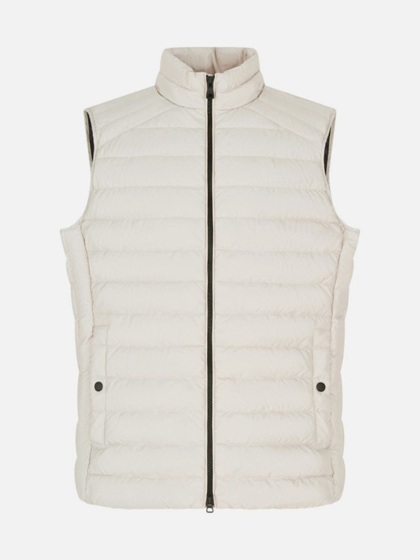 Geox Črna moška puhasta telovnik Geox Kennet