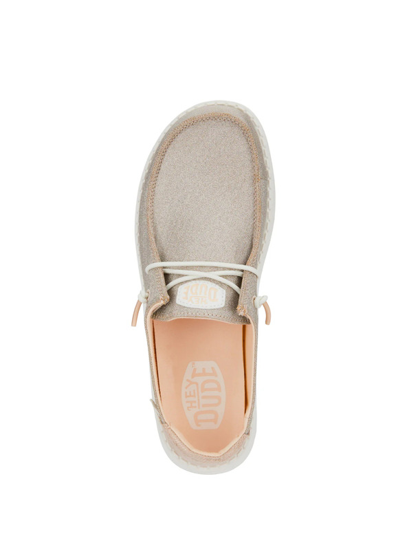 Hey Dude Ženske bež-rožnate mokasini Hey Dude