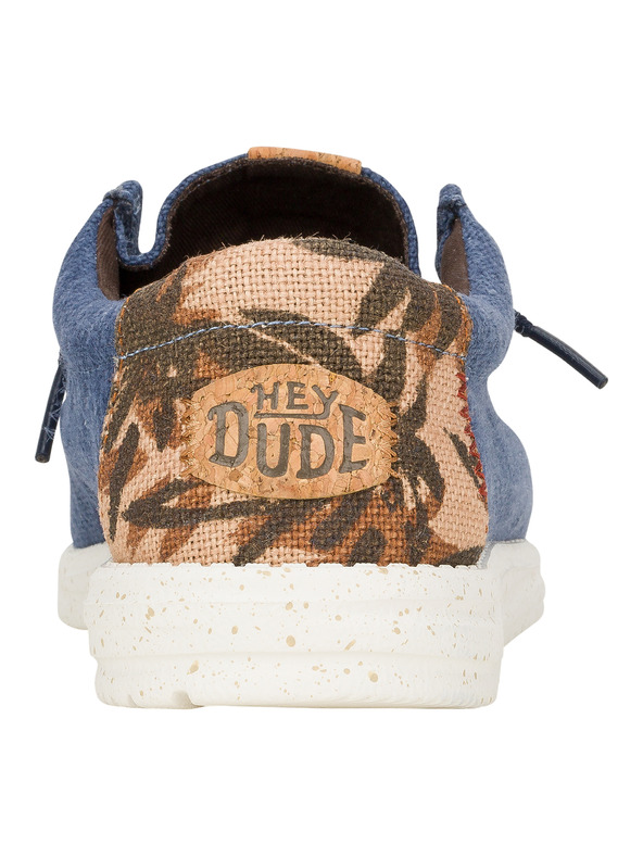 Hey Dude Modri moški mokasini Hey Dude