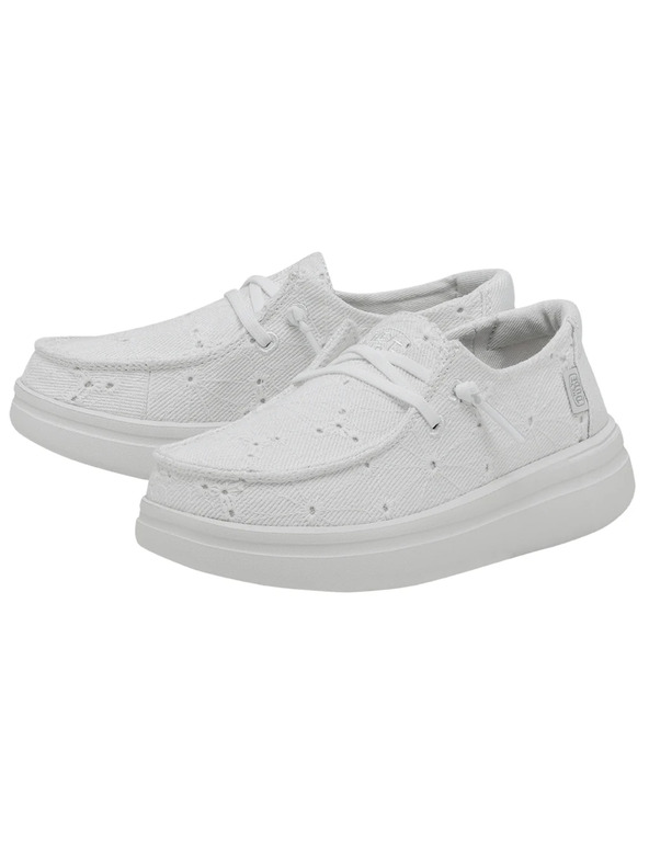 Hey Dude Bele ženske mokasini Hey Dude