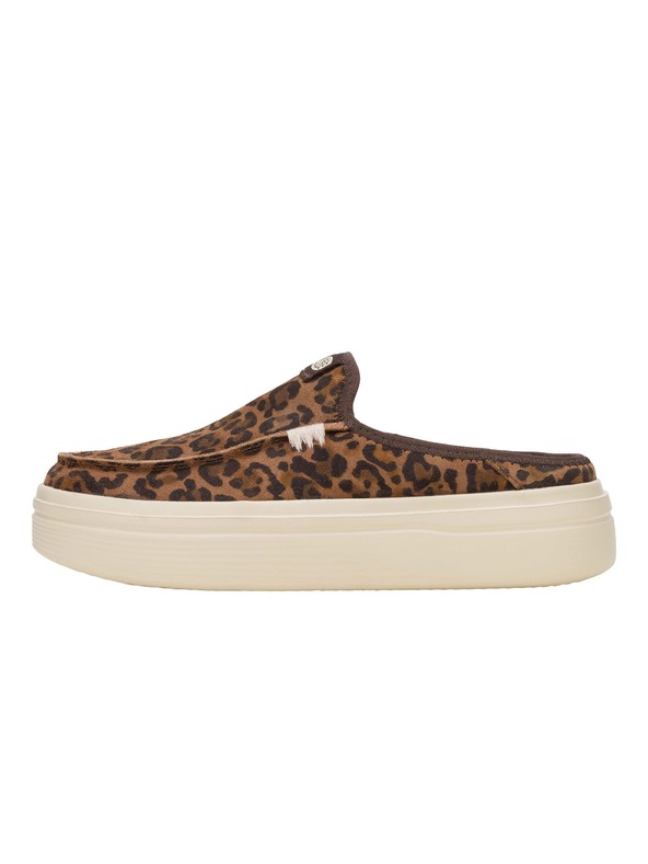 Hey Dude Ženske platformne copate z leoparjim vzorcem Hey Dude