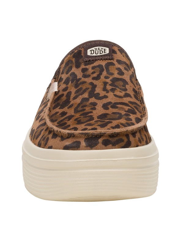 Hey Dude Ženske platformne copate z leoparjim vzorcem Hey Dude