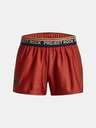 Under Armour Dekliške kratke hlače Under Armour Pjt Rock G Play Up Short-RED