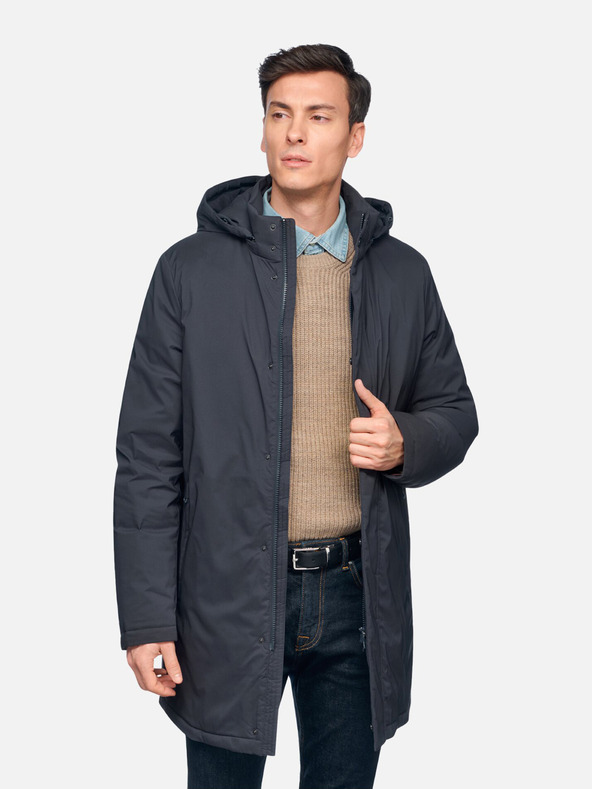 Geox Temno modra moška puhovka Geox Aurelio