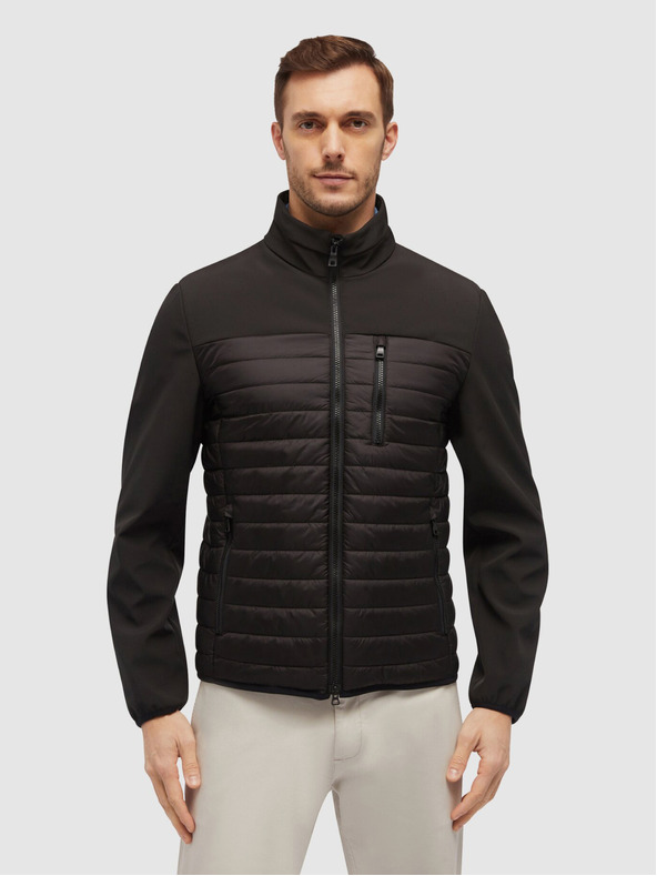 Geox Črna moška jakna Geox Sapienza