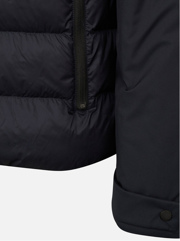 Geox Črna moška prešita jakna Geox Sapienza