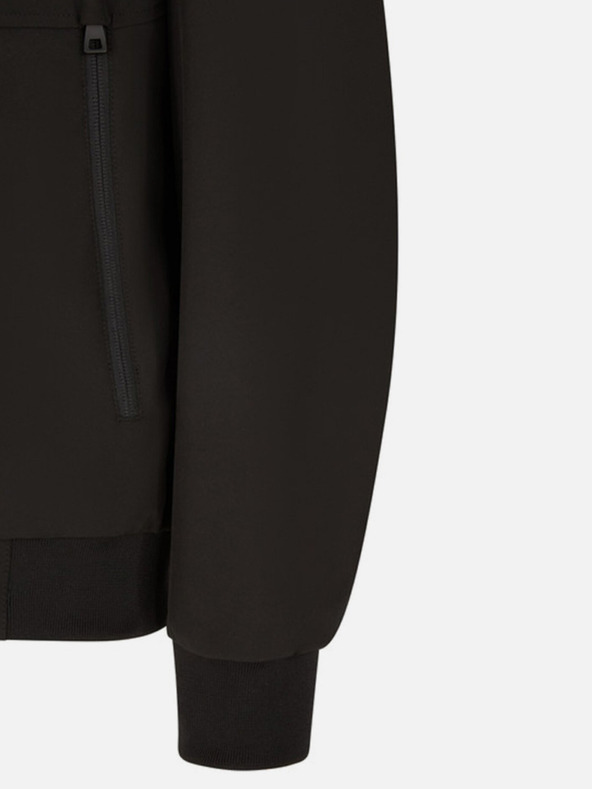 Geox Črna moška prešita jakna Geox Spherica