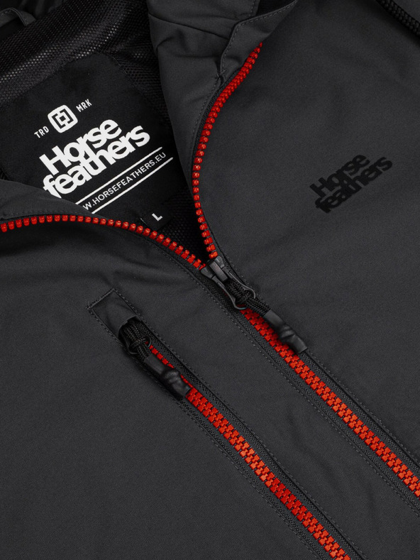 Horsefeathers Jakna Closter II - fantomska/lava rdeča, velikost L HORSEFEATHERS