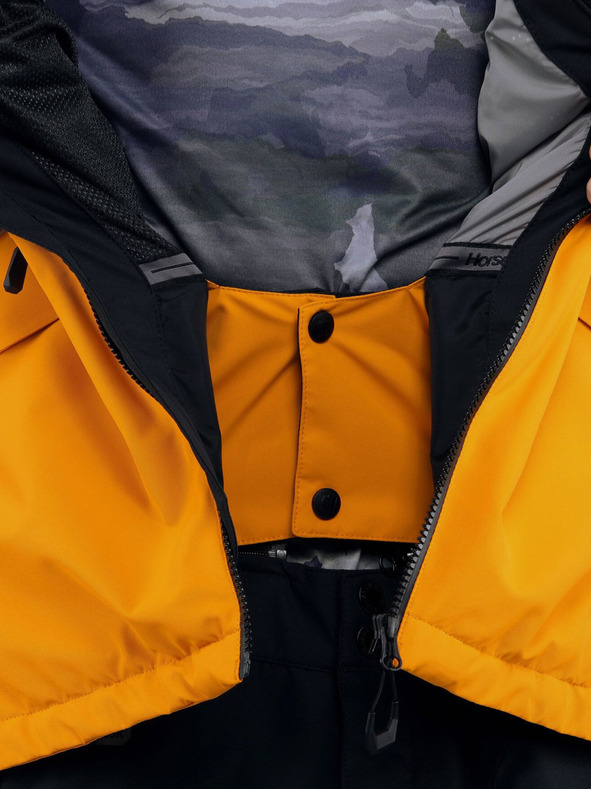 Horsefeathers Neizolirana jakna Halen II - črna/radijantno rumena, velikost L HORSEFEATHERS