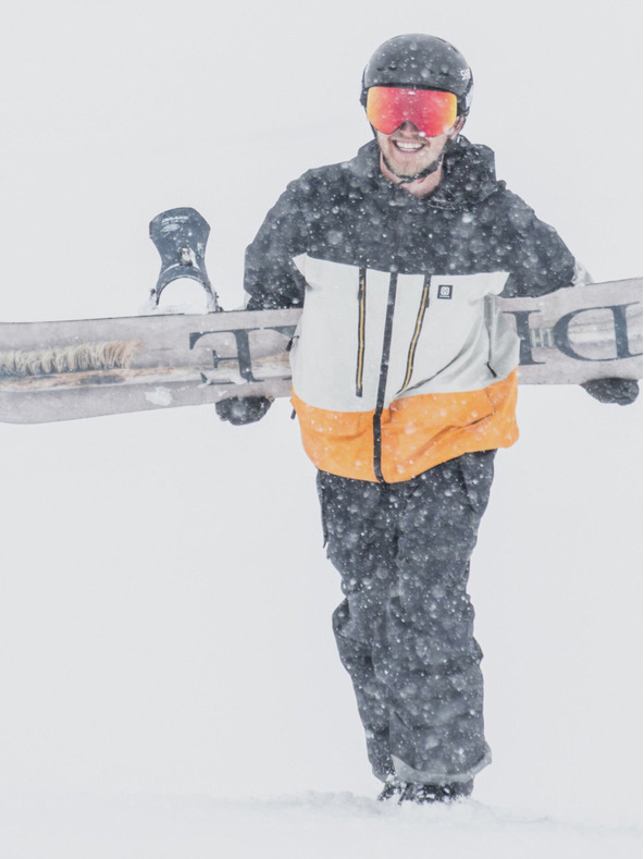 Horsefeathers Neizolirana jakna Halen II - črna/radijantno rumena, velikost L HORSEFEATHERS