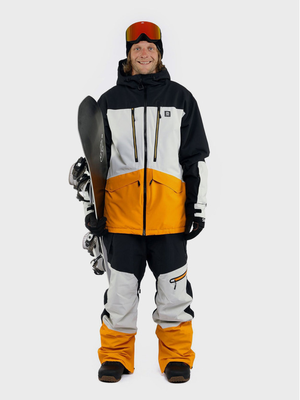 Horsefeathers Neizolirana jakna Halen II - črna/radijantno rumena, velikost L HORSEFEATHERS