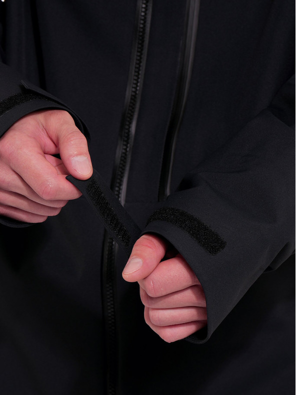 Horsefeathers Terra 3-slojna jakna - črna velikost M Horsefeathers