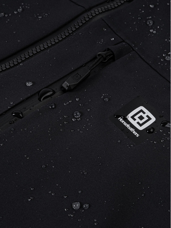 Horsefeathers Terra 3-slojna jakna - črna velikost M Horsefeathers