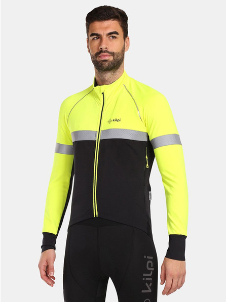 Kilpi Rumeno-črna moška softshell kolesarska jakna Kilpi NERETO-M