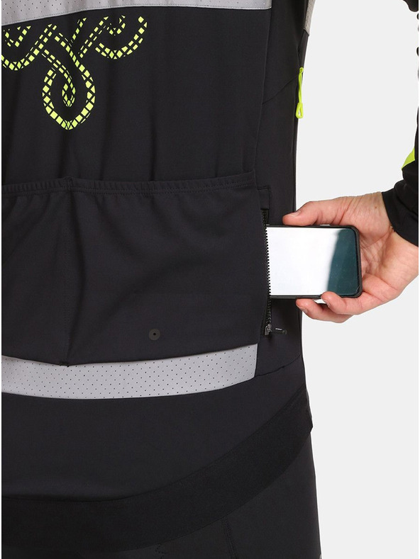 Kilpi Rumeno-črna moška softshell kolesarska jakna Kilpi NERETO-M