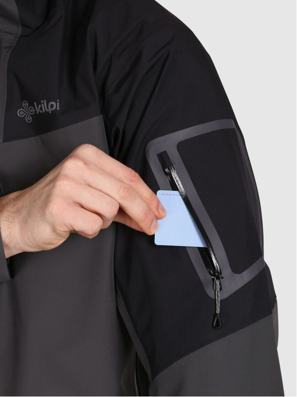 Kilpi Moška nepremočljiva jakna Kilpi MAMBA-M temno siva
