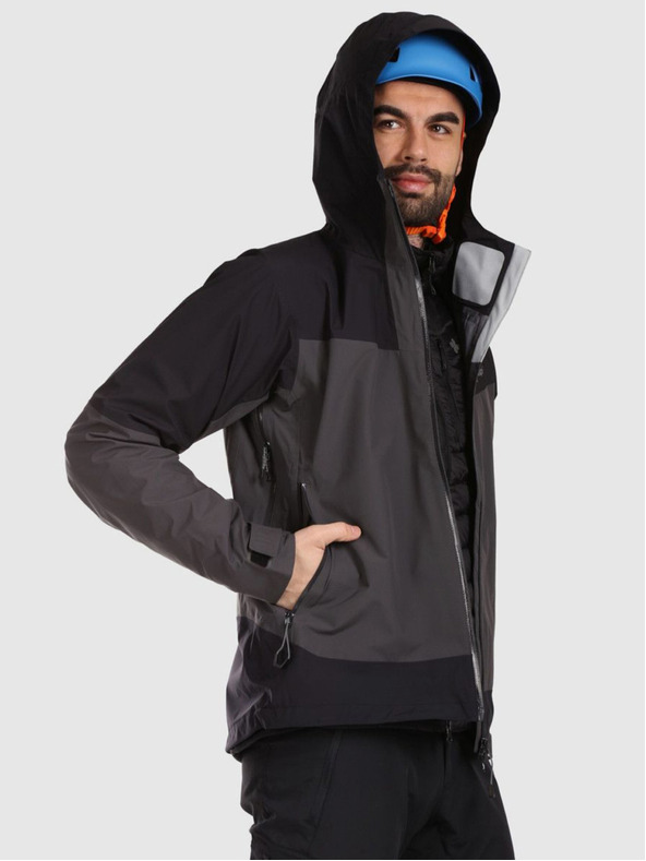 Kilpi Moška nepremočljiva jakna Kilpi MAMBA-M temno siva