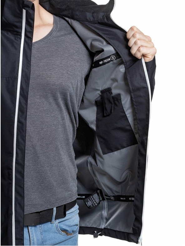 Meatfly Meatfly moška hardshell jakna Bryce Black Ripstop | Črna | Velikost