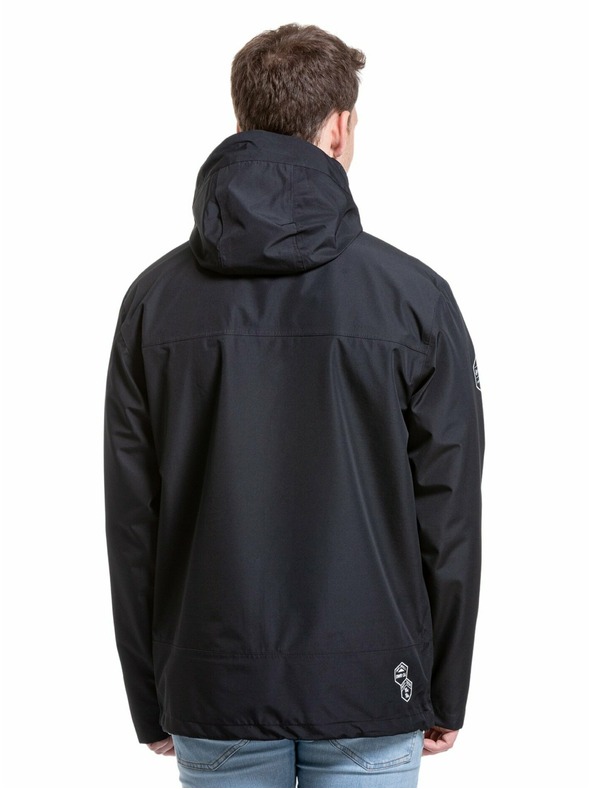 Meatfly Meatfly moška hardshell jakna Bryce Black Ripstop | Črna | Velikost