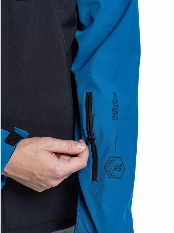 Meatfly Meatfly moška softshell jakna Rasmussen Ocean Blue/Black | Črna | Velikost