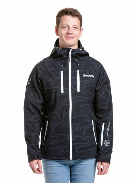 Meatfly Meatfly moška softshell jakna Rasmussen Morph Black | Črna | Velikost