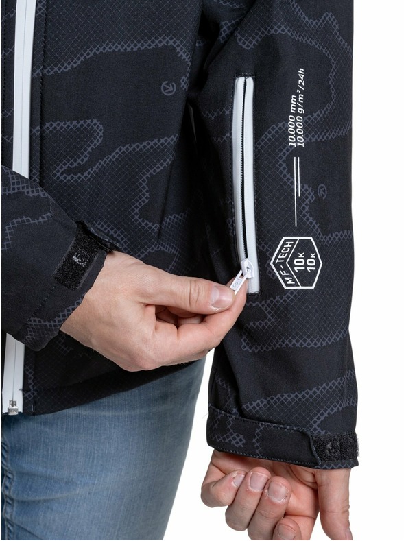 Meatfly Meatfly moška softshell jakna Rasmussen Morph Black | Črna | Velikost