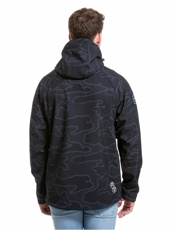 Meatfly Meatfly moška softshell jakna Rasmussen Morph Black | Črna | Velikost