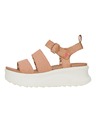 Hey Dude Ženske rožnate platformne sandale Hey Dude