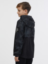 Sam 73 Črna otroška anorak jakna z vzorcem SAM 73 Juno