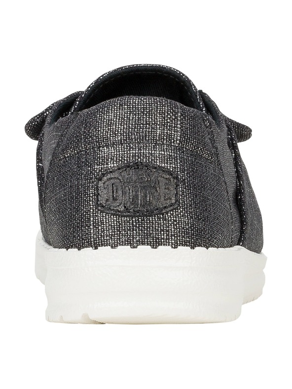 Hey Dude Ženske črne slip on superge Hey Dude