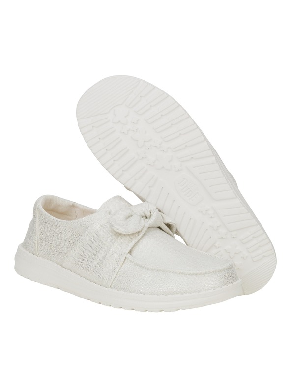 Hey Dude Ženske srebrne slip on superge Hey Dude