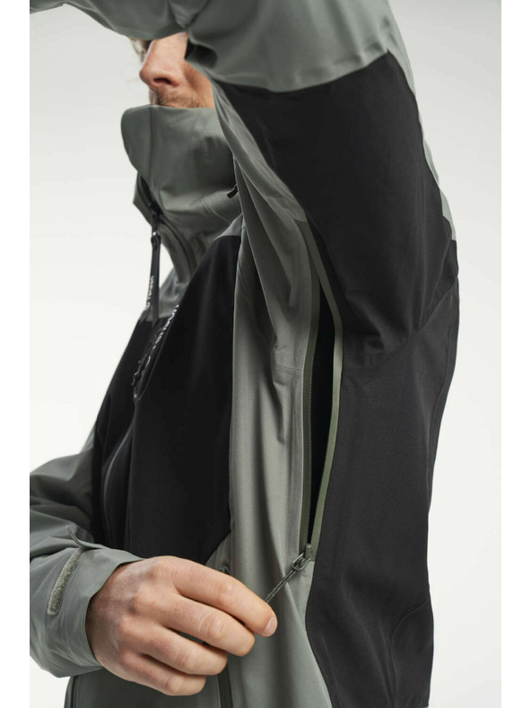 Tenson Moška jakna za na prostem TENSON TXlite Shell Jacket M sivo-zelena