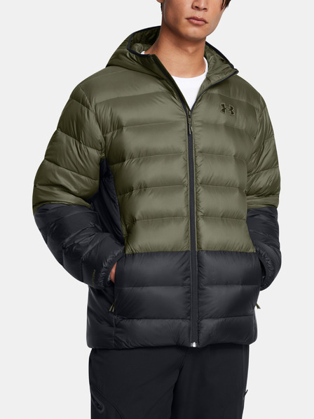 Under Armour Moška jakna  Under Armour LEGEND DOWN HOODED JACKET-GRN