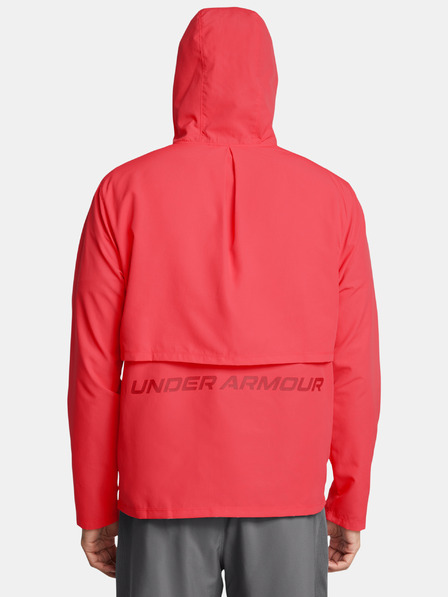 Under Armour Moška jakna  Under Armour UA Launch Hooded Jacket-RED
