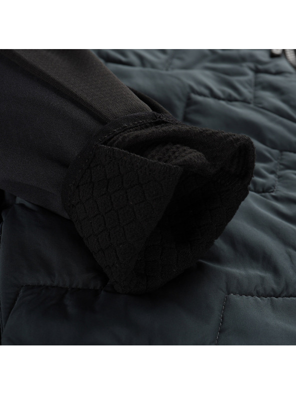 ALPINE PRO Moška majica s polnilom iz merino volne ALPINE PRO JORW temno siv