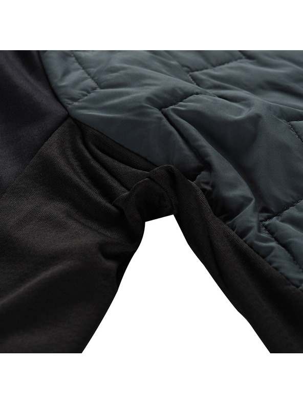 ALPINE PRO Moška majica s polnilom iz merino volne ALPINE PRO JORW temno siv