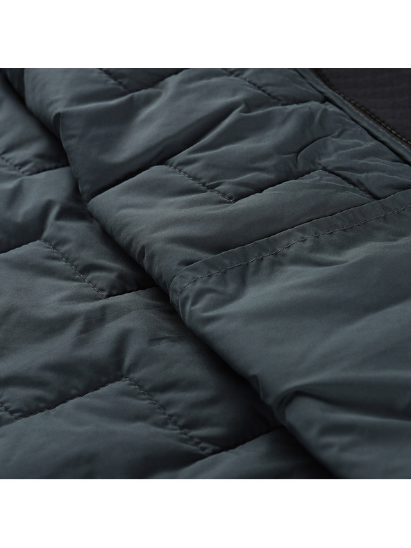 ALPINE PRO Moška majica s polnilom iz merino volne ALPINE PRO JORW temno siv