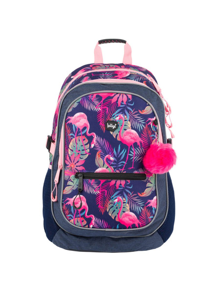 BAAGL  Modri šolski nahrbtnik core flamingo Baagl