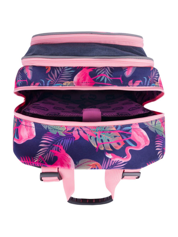 BAAGL  Modri šolski nahrbtnik core flamingo Baagl