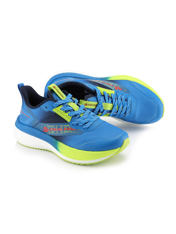 ALPINE PRO Športni copati z giga bumom ALPINE PRO SADEFE bleščeče modre barve