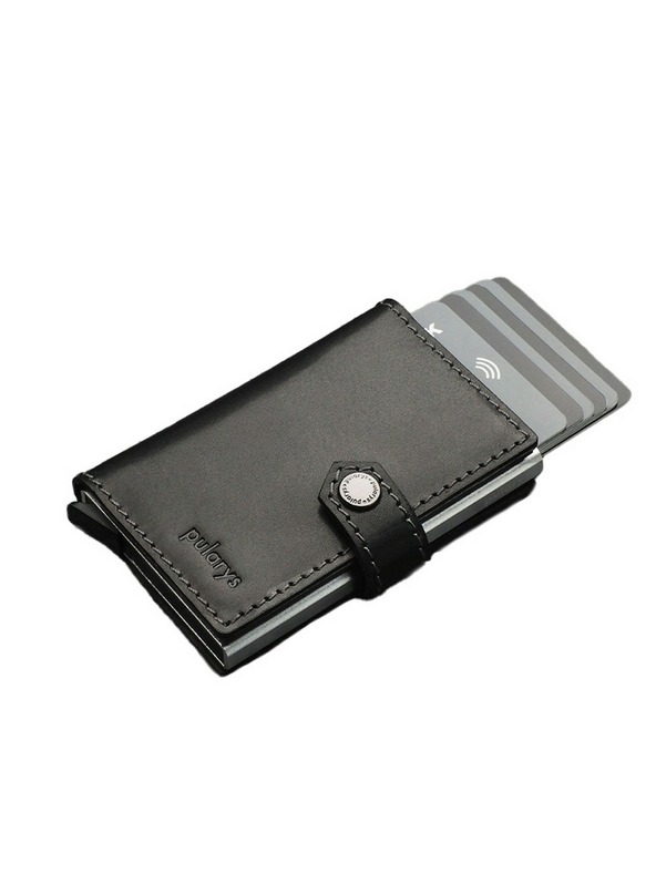 Pularys Pularys moška usnjena denarnica Easy črna 210314101