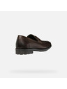 Geox Temno rjavi moški mokasini Geox Walk Pleasure F