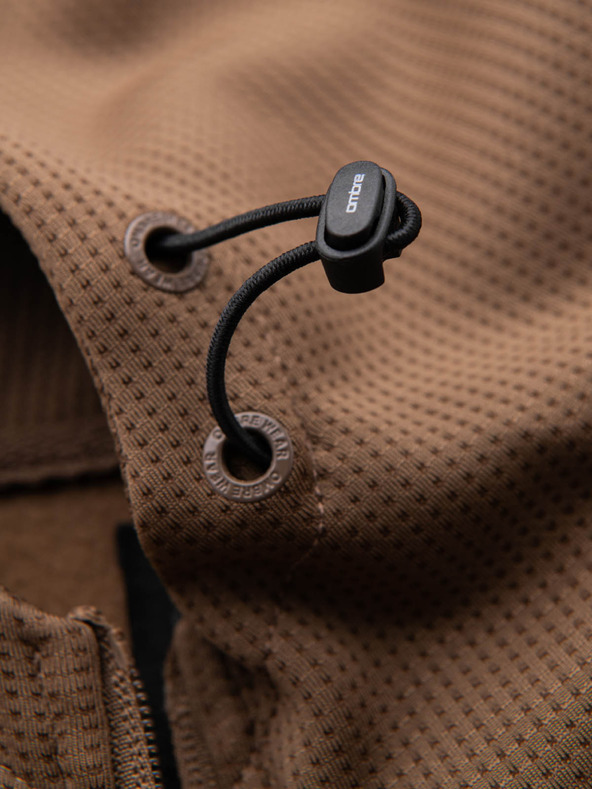 Ombre Clothing Moška lahka barvna športna jakna s flisom Ombre Clothing