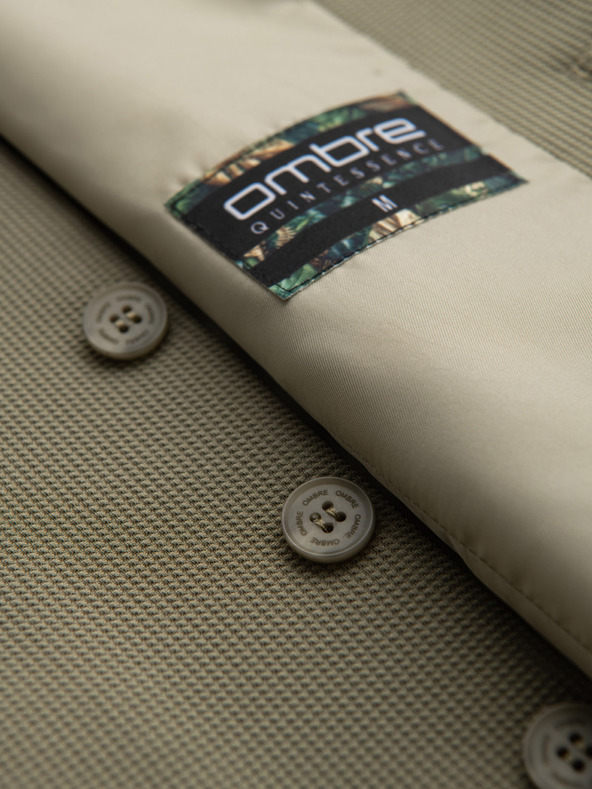 Ombre Clothing Moška strukturirana pletena telovnik po meri z zavihki Ombre Clothing